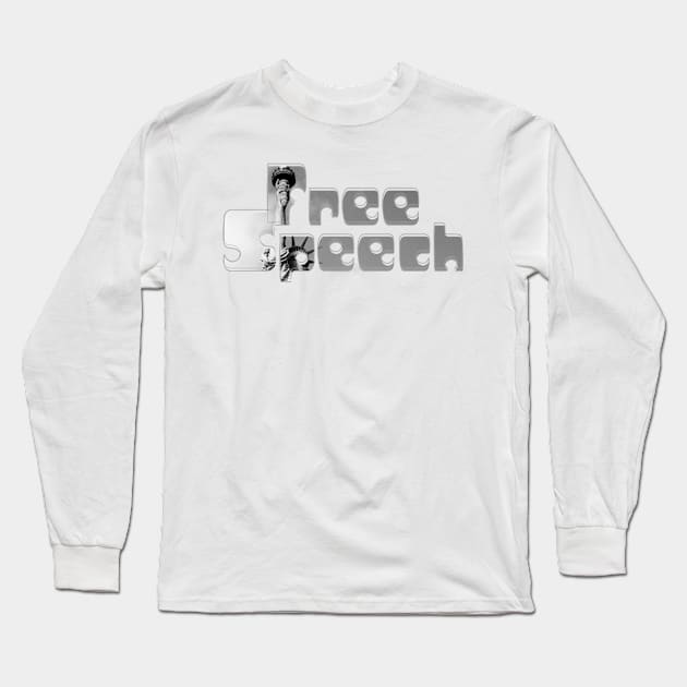 Free Speech Long Sleeve T-Shirt by afternoontees